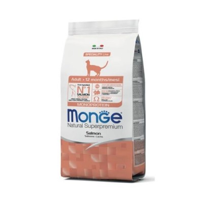 Monge Cat Natural Superpremium Adult Monoproteico Salmone 10 kg