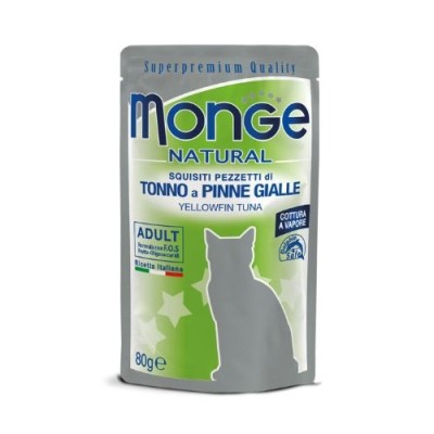 Monge Gatto Buste Tonno del Pacifico 80g