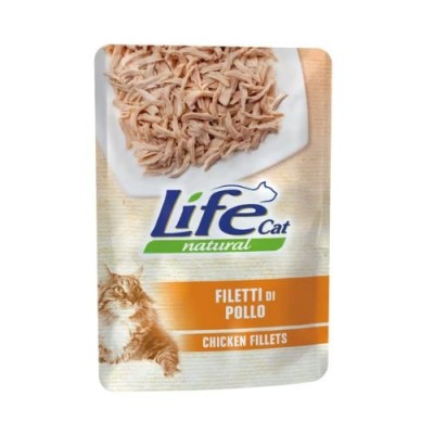 Life Cat Natural Filetti di Pollo in Gelatina Busta 70gr