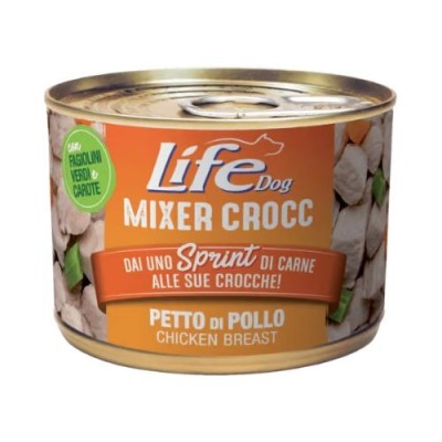 Life Dog Mixer Crocc Petto di Pollo Lattina 150gr
