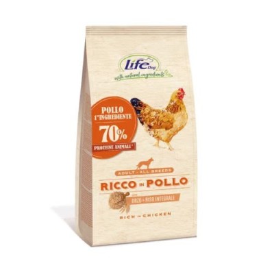 Life Dog Secco Adult All Breed con Pollo 12kg