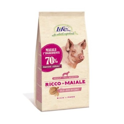 Life Dog Secco Adult All Breed con Maiale 2kg