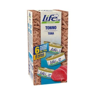 Life Cat Natural Multibox Filetti di Tonno Lattine 6x50gr