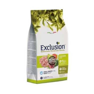 Exclusion Mediterraneo Adult Pollo Taglia Piccola 2kg