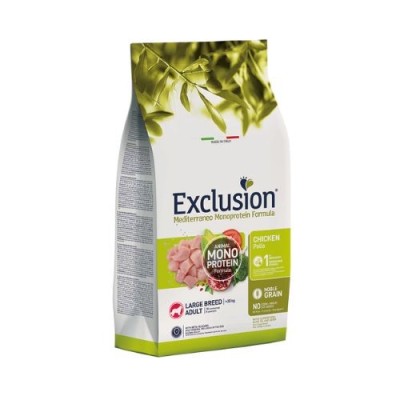 Exclusion Mediterraneo Adult Pollo Taglia Grande 12kg