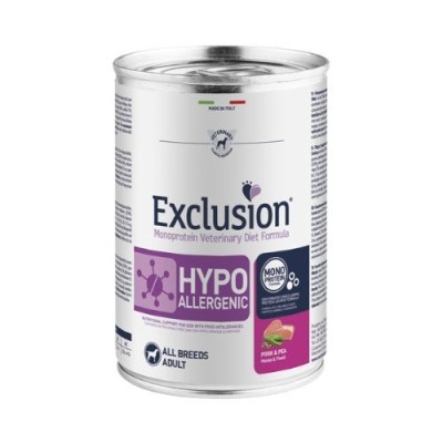 Exclusion Diet Hypoallergenic Maiale e Piselli Umido 400g