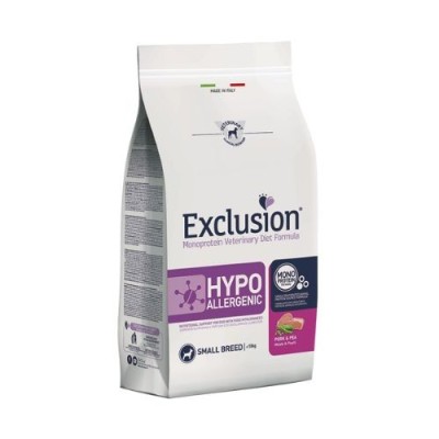 Exclusion Diet Hypoallergenic Maiale e Piselli Small Breed 2kg