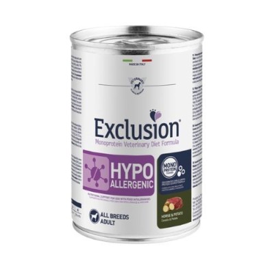 Exclusion Diet Hypoallergenic Cavallo e Patate Umido 400g