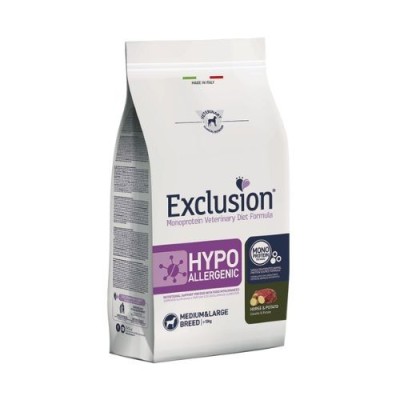 Exclusion Hypoallergenic - Cavallo e Patate - Adult Medium Large 12 kg