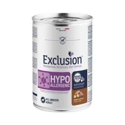 Exclusion Hypoallergenic con coniglio per intolleranze alimentari