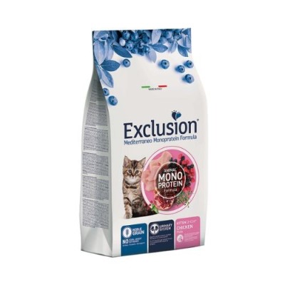 Exclusion Cat Mediterraneo Kitten con Pollo 1,5kg