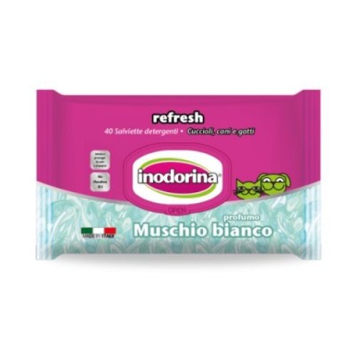 Inodorina Salviette Refresh Muschio Bianco