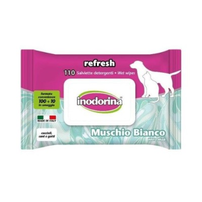 Inodorina Salviette Refresh Muschio Bianco
