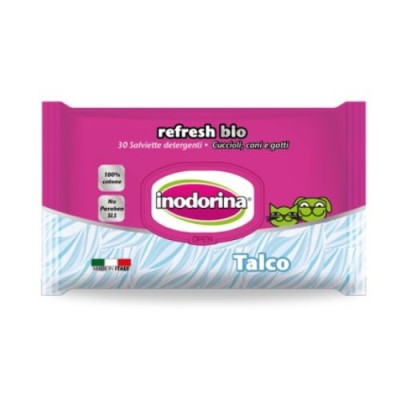 Inodorina Salviette Refresh Bio Talco