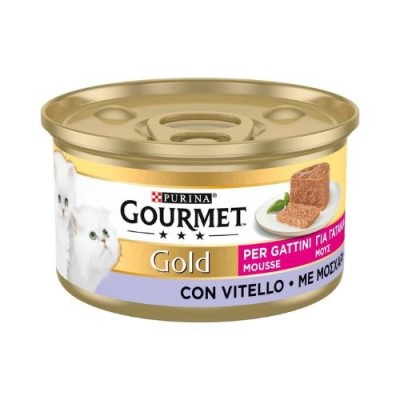 Gourmet Gold - Mousse per Gattini con Vitello 85g
