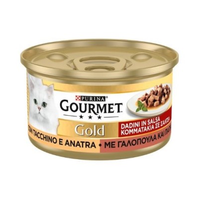 Gourmet Gold - Dadini  con Salmone e Pollo 85g