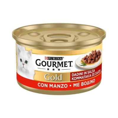 Gourmet Gold - Dadini  con Manzo 85g