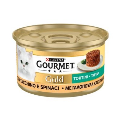 Gourmet Gold Tortini Tacchino e Spinaci 85g