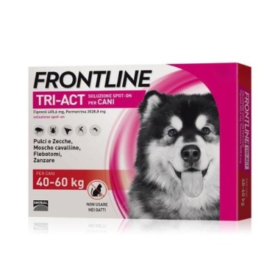 Frontline Tri-Act per Cani 40-60Kg Confezione da 6 Fiale