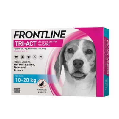 Frontline Tri-Act per Cani da 10-20Kg Confezione da 6 Fiale