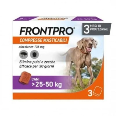 Frontpro per Cani da 25-40kg Confezione da 3 Compresse Masticabili