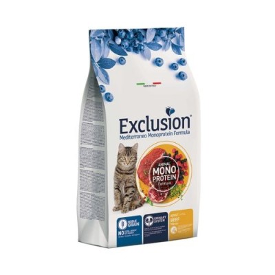 Exclusion Cat Mediterraneo Adult con Manzo 1,5kg