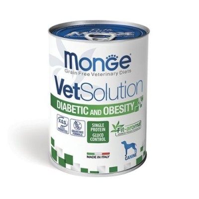 Monge Vet Solution Dog Diabetic and Obesity Lattina 400gr