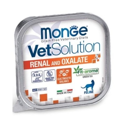 Monge Vet Solution Cat Renal Oxalate Vaschetta 100gr