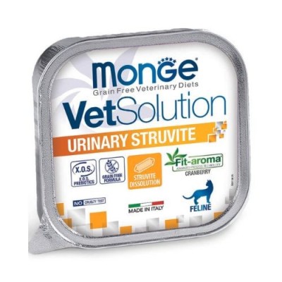 Monge Vet Solution Cat Urinary Struvite Vaschetta 100gr