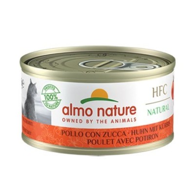 Almo Nature Cat HFC Natural Filetto di Pollo con Zucca Lattina 70gr