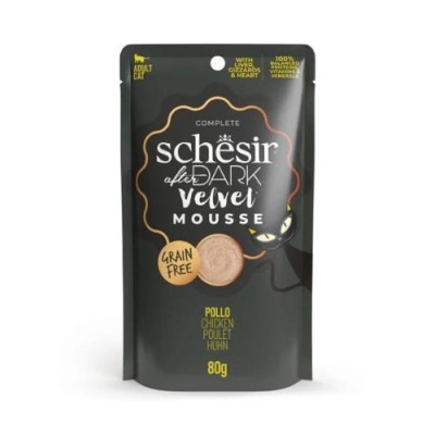 Schesir Cat After Dark Velvet Mousse Pollo Busta 80gr