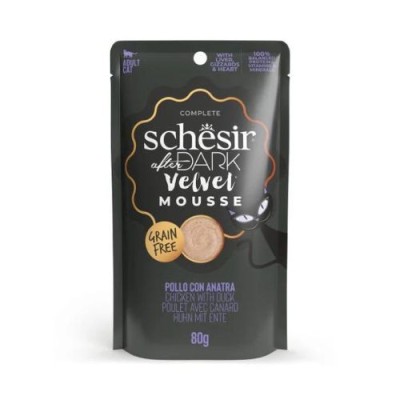 Schesir Cat After Dark Velvet Mousse Pollo con Anatra Busta 80gr