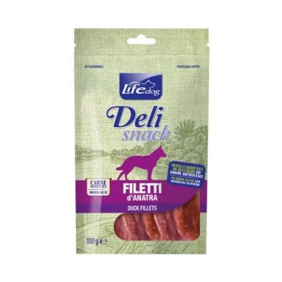 Life Dog Deli Snack Filetto di Anatra 100 g