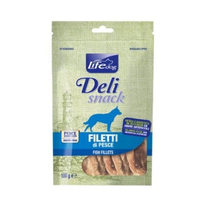 Life Dog Deli Snack Filetto di Pesce 100 g