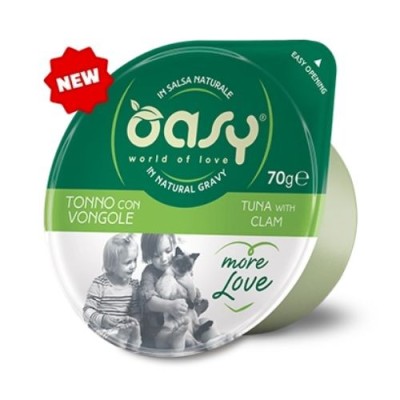 Oasy Cat More Love Pollo con Zucca Cup in Salsa 70gr