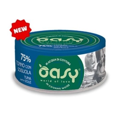 Oasy Cat More Love Tonno con Sogliola Lattina 70gr