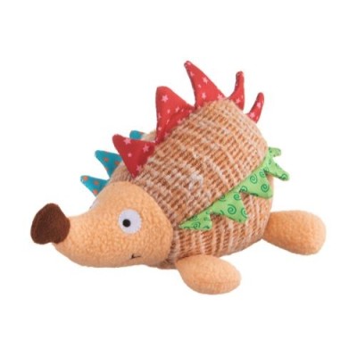 Leopet Gioco per Cani Riccio Multicolor in Peluche e Tessuto Fabric