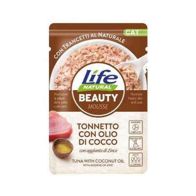 Life Cat Funzionale Beauty con Tonnetto e Olio di Cocco Busta 70gr