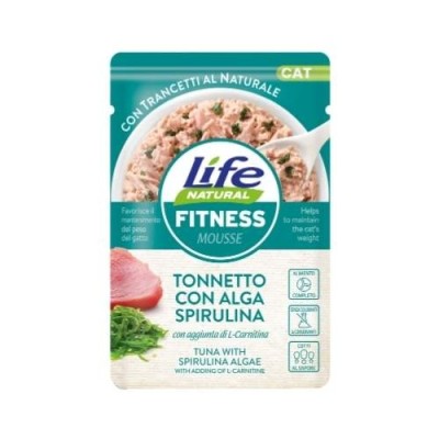 Life Cat Funzionale Fitness con Tonnetto e Alga Spirulina Busta 70gr