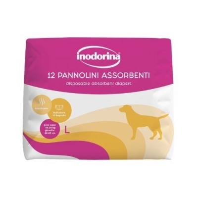 Inodorina Pannolini Assorbenti L 12pz