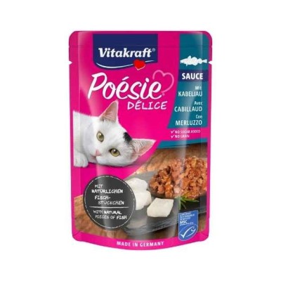 Vitakraft Poesie Delice Sauce Merluzzo Busta 85g