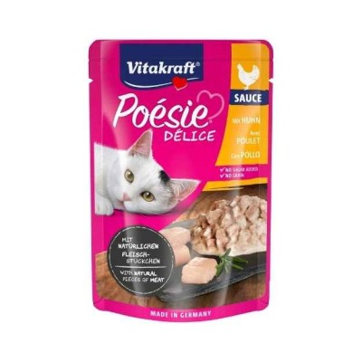 Vitakraft Poesie Delice Sauce Filetto di Pollo Busta 85g