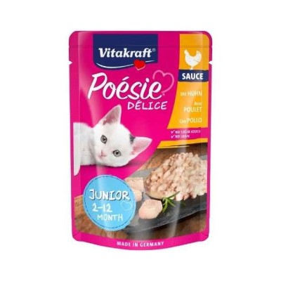 Vitakraft Poesie Delice Sauce Junior Filetto di Pollo Busta 85g