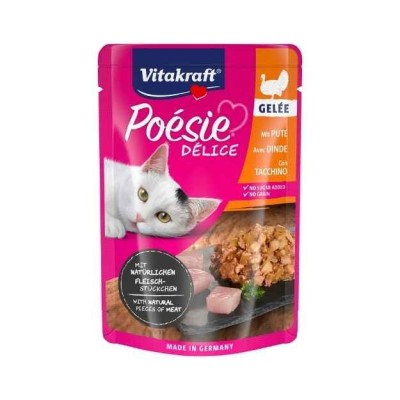 Vitakraft Poesie Delice Gelee Tacchino Busta 85g