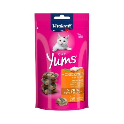 Vitakraft Cat Yums Superfood Pollo e Erba Gatta 40gr