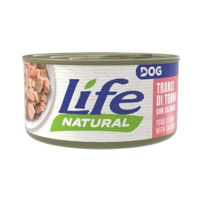 Life Dog Natural Tranci di Tonno con Salmone 90g