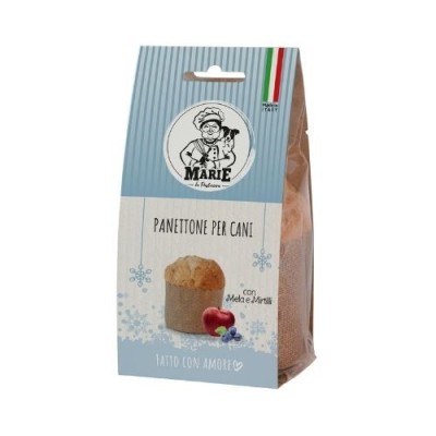 Marie La Pasticcera Panettone di Natale per Cani con Mela e Mirtilli