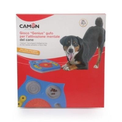 Camon Gioco per Cani di Attivazione Mentale Genius Gufo - Snack Dispenser Puzzle