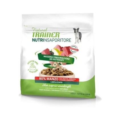 Natural Trainer NutriSnack Liofilizzato Manzo Tutte le Taglie 120g