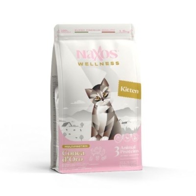 Naxos Gatto Wellness Kitten Conca D'oro No GLUTEN 1,5kg